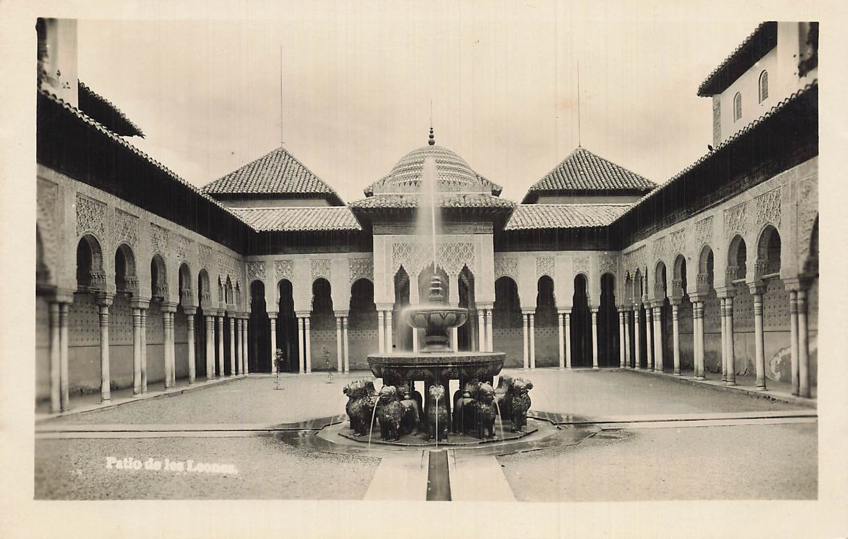 SPAIN GRENADE PATIO DE LOS LEONES ALHAMBRA eBay